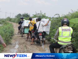 Polres Tuban Butuh Perjuangan Untuk Mengawal Logistik Pemilu 2024 Di Kecamatan Widang