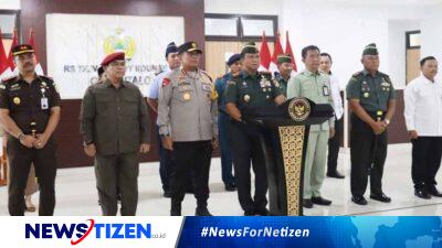 Kapolda Gorontalo Hadiri Peresmian Rumah Sakit Tingkat IV dr. Eddy Kounang Kesdam XIII/Mdk