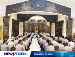 Polda Gorontalo Gelar Kegiatan Binrohtal Rutin untuk Meningkatkan Ketaqwaan dan Humanisme Anggota Polri