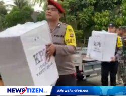 TNI-Polri Sinergis Amankan Pendistribusian Logistik Pemilu 2024 di Gorontalo