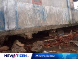 Masyarakat Desa Topi Minta Perhatian Pemerintah Daerah Terkait Kerusakan Pondok Informasi Nelayan Akibat Abrasi Pantai
