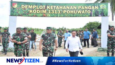 Pangdam XIII/Merdeka Kunjungi Kodim 1313/Pohuwato: Berikan Arahan Pemilu, Cegah Stunting, dan Tingkatkan Ketahanan Pangan