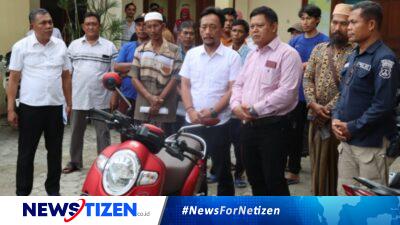 Satreskrim Polres Pamekasan Kembalikan Sepeda Motor Hasil Ungkap Curanmor