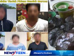 Sehari Tim Opsnal Satreskrim Polres Pamekasan Ungkap Tindak Pidana Bahan Peledak Mercon, 5 Orang Diamankan