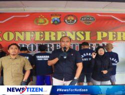 Kepolisian Resor Tuban berhasil mengamankan 5 sindikat pelaku pencurian pipa
