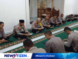 Brimob Polda Gorontalo Gelar Binrohtal Untuk Meningkatkan Keimanan di Bulan Suci Ramadhan