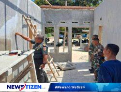 Dansatgas TMMD Ke-119 Tinjau Progres Rehab Rumah Tidak Layak Huni, Komitmen Tinggi untuk Kesejahteraan Desa