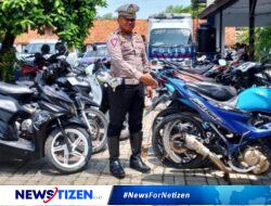 Puluhan Sepeda Motor Disita Satlantas Polres Sampang