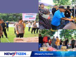 Polda Gorontalo Gelar Pasar Murah Ramadhan untuk Masyarakat Kurang Mampu
