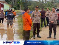 Kapolda Gorontalo Tinjau Lokasi Banjir di Kecamatan Tolinggula, Langkah Konkret Penanganan Bencana Dilakukan