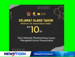 Ultah ke-10 RSUD ZUS: Komitmen Peningkatan Pelayanan Kesehatan untuk Masyarakat Gorontalo Utara