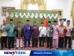 Kebesaran Adat Molo’opu, Kabid Humas Polda Gorontalo Hadir dalam Upacara Penghormatan kepada Pj. Gubernur