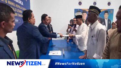 Dewan Pimpinan Daerah (DPD) Partai NasDem Gorontalo Utara Menerima Pendaftaran Rahmad Dj Kasim sebagai Bursa Calon Wakil Bupati