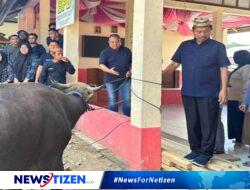 PT Anggrek Gorontalo Internasional Terminal (AGIT) Salurkan Hewan Kurban 