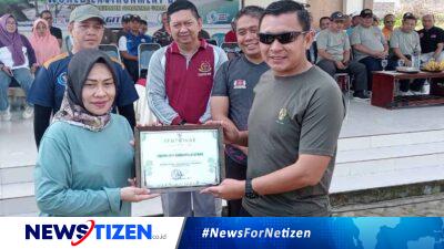 Dandim 1314/Gorut Terima Sertifikat Penghargaan Peduli Lingkungan Hidup di Gorontalo Utara