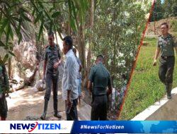 Dandim 1314/Gorut Tinjau Lokasi Pipanisasi Air untuk Sawah Tadah Hujan di Ilangata