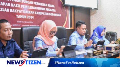 KPU Kabupaten Gorontalo Gelar Rapat Pleno Terbuka Rekapitulasi dan Penetapan Hasil Pemilu DPRD 2024