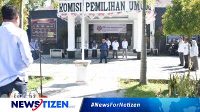 KPU Kabupaten Gorontalo Gelar Apel Pagi, Teguhkan Komitmen Menjaga Transparansi Pemilu