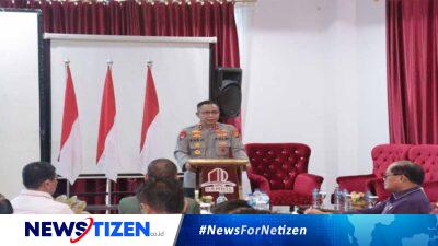 Kapolda Gorontalo Irjen Pol Drs. Pudji Prasetijanto Hadi, MH, Membuka FGD “Polemik Pertambangan Ilegal di Provinsi Gorontalo