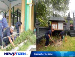 Sambut HUT Bhayangkara ke-78, Polda Gorontalo Adakan Bakti Religi Bersih-Bersih Tempat Ibadah