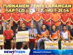 Tim Tenis Polres Barito Utara Raih Juara Utama dalam Turnamen Kapolda Cup 2024