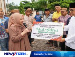 Pj Bupati Gorut Terima Bantuan Sapi Presiden RI untuk Perayaan Idul Adha di Masjid Agung Baiturrahim