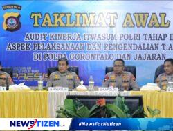 Kapolda Gorontalo Hadiri Pembukaan Taklimat Awal Audit Kinerja Dipimpin Irwasum Polri