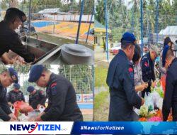 Brimob Polda Gorontalo Dirikan Dapur Umum untuk Korban Longsor di Suwawa Timur