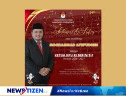 KPU Kabupaten Gorontalo Ucapkan Selamat kepada Mochammad Afifuddin sebagai Ketua KPU RI Periode 2024-2027