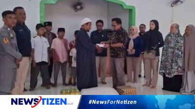 Wujud Kepedulian Sosial, KPU Gorontalo Utara Berikan Santunan dan Doa Bersama Anak Yatim 