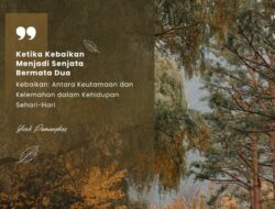 Ketika Kebaikan Menjadi Senjata Bermata Dua