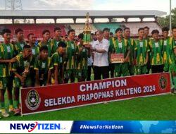 Gubernur Kalteng Apresiasi Selekda Pra Popnas 2024, Palangka Raya Juara Umum
