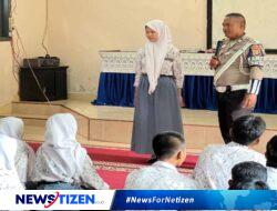 Police Goes to School, Satlantas Polres Way Kanan Sosialisasikan Keselamatan Lalu Lintas di SMK YP 17 Baradatu