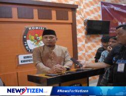 KPU Gorut Resmi Terima Berkas Pasangan Roni Imran dan Ramdhan Mapaliey untuk Pilkada 2024