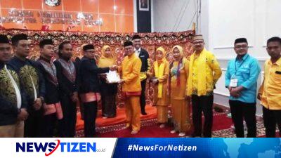 KPU Gorontalo Utara Terima Berkas Pendaftaran Thariq Modanggu dan Nurjana Yusuf