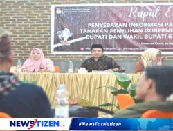 KPU Kabupaten Gorontalo Gelar Rapat Koordinasi Persiapan Sosialisasi Tahapan Pilkada 2024