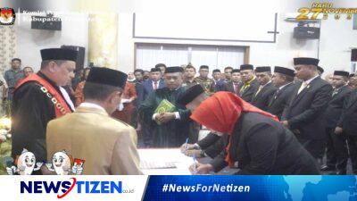 DPRD Kabupaten Gorontalo Resmi Dilantik: Ketua KPU Harapkan Sinergi Menuju Pilkada 2024