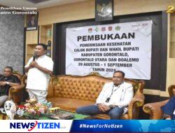 KPU Kabupaten Gorontalo Pantau Ketat Pemeriksaan Kesehatan Empat Pasangan Bakal Calon Bupati dan Wakil Bupati