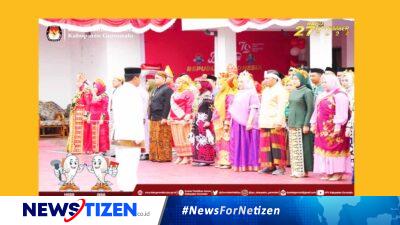 KPU Kabupaten Gorontalo Meriahkan HUT RI ke-79 dengan Semangat Kebersamaan dan Persatuan