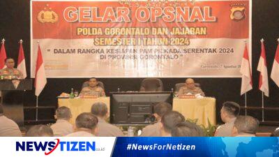 Evaluasi Kinerja Kepolisian di Semester I 2024, Kapolda Gorontalo Pimpin Gelar Opsnal di Hotel Grand Q