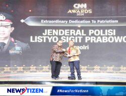 Kapolri Jenderal Listyo Sigit Prabowo Terima Penghargaan “Extraordinary Dedication of Patriotism” dari CNN Indonesia