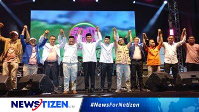 Roni Imran dan Ramdhan Mapaliey Deklarasikan Maju sebagai Calon Bupati dan Wakil Bupati Gorontalo Utara dengan Dimeriahkan Konser Artis Nasional