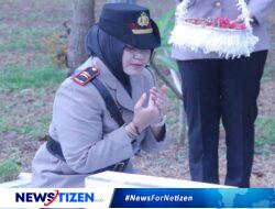 Polwan Polda Gorontalo Peringati Hari Jadi ke-79 dengan Tabur Bunga di TMP Pentadio
