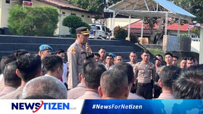 Kapolres Way Kanan AKBP Adanan Mangopang Berikan Arahan Pertama dalam Apel Perdana, Tekankan Netralitas dan Pengamanan Pilkada 2024