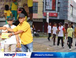 Kampanye Sehat dan Meriah, Thariq Modanggu dan Nurjana H. Yusuf Ajak Warga Gorut Berolahraga