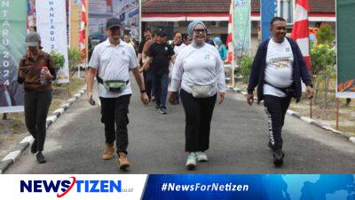 Meriahkan HANTARU 2024 dengan Jalan Sehat, Kegiatan Bersama BPN Kalimantan Tengah