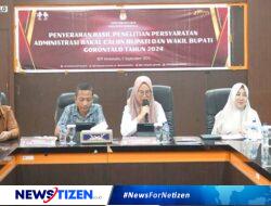 Tahap Verifikasi Administrasi Tuntas: KPU Gorontalo Minta Bapaslon Segera Lakukan Perbaikan