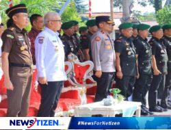 Wakapolda Gorontalo Hadiri Sertijab Danyon 713/Satya Tama, Letkol Inf Manashe Lomo Resmi Jabat Komandan