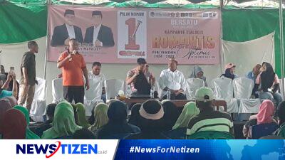 Kampanye Dialogis di Alata, Pesan Prabowo untuk Dukung Pasangan “Romantis” Disampaikan