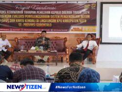 KPU Kabupaten Gorontalo Ikuti Rapat Koordinasi Pemetaan Kerawanan Pilkada 2024